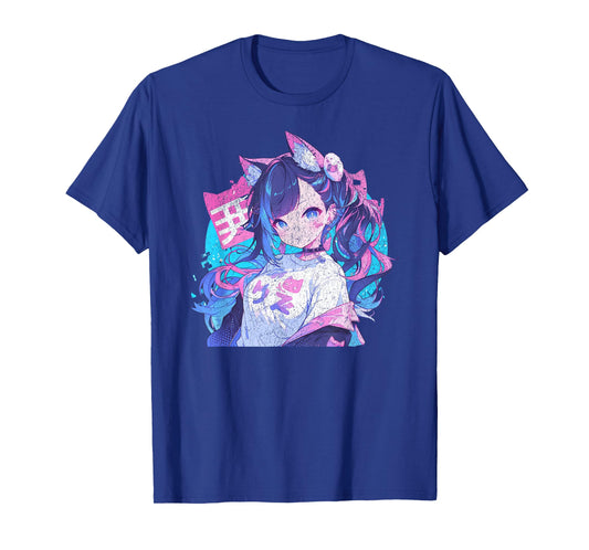 Anime Waifu Cute Cat Girl Manga Video Game Vtuber Sweet T-Shirt