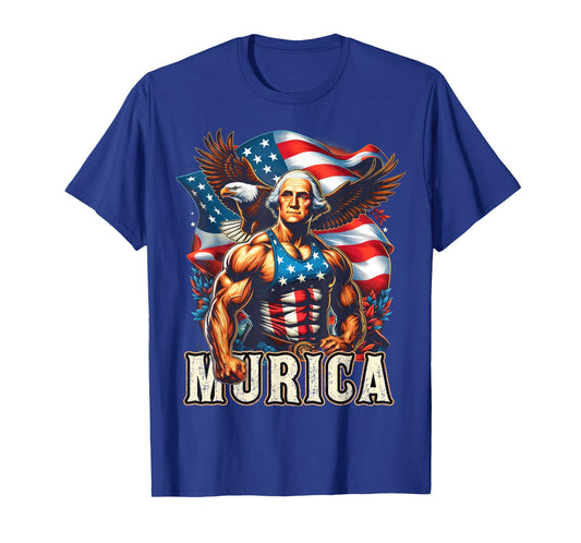 4th of July Patriotic Funny George Washington July 4th USA T-Shirt