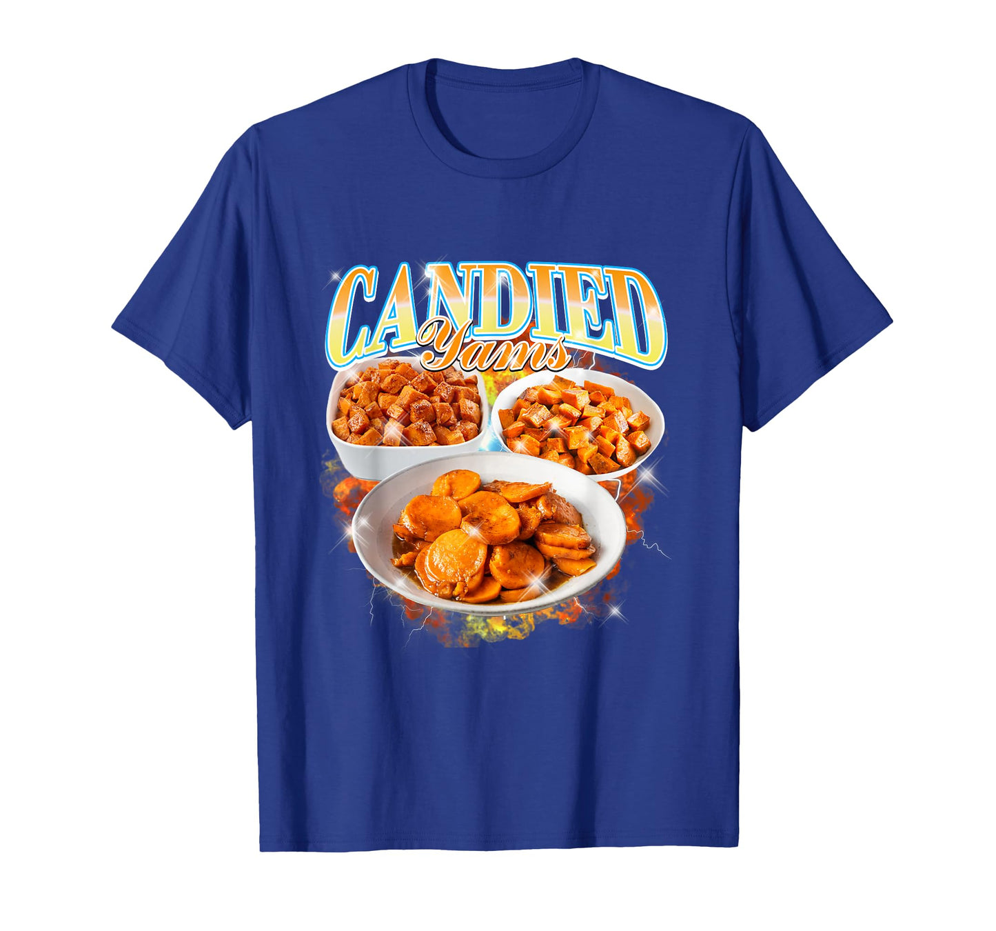 Thanksgiving Candied Yams Bootleg 90's Rap Rock Vintage T-Shirt