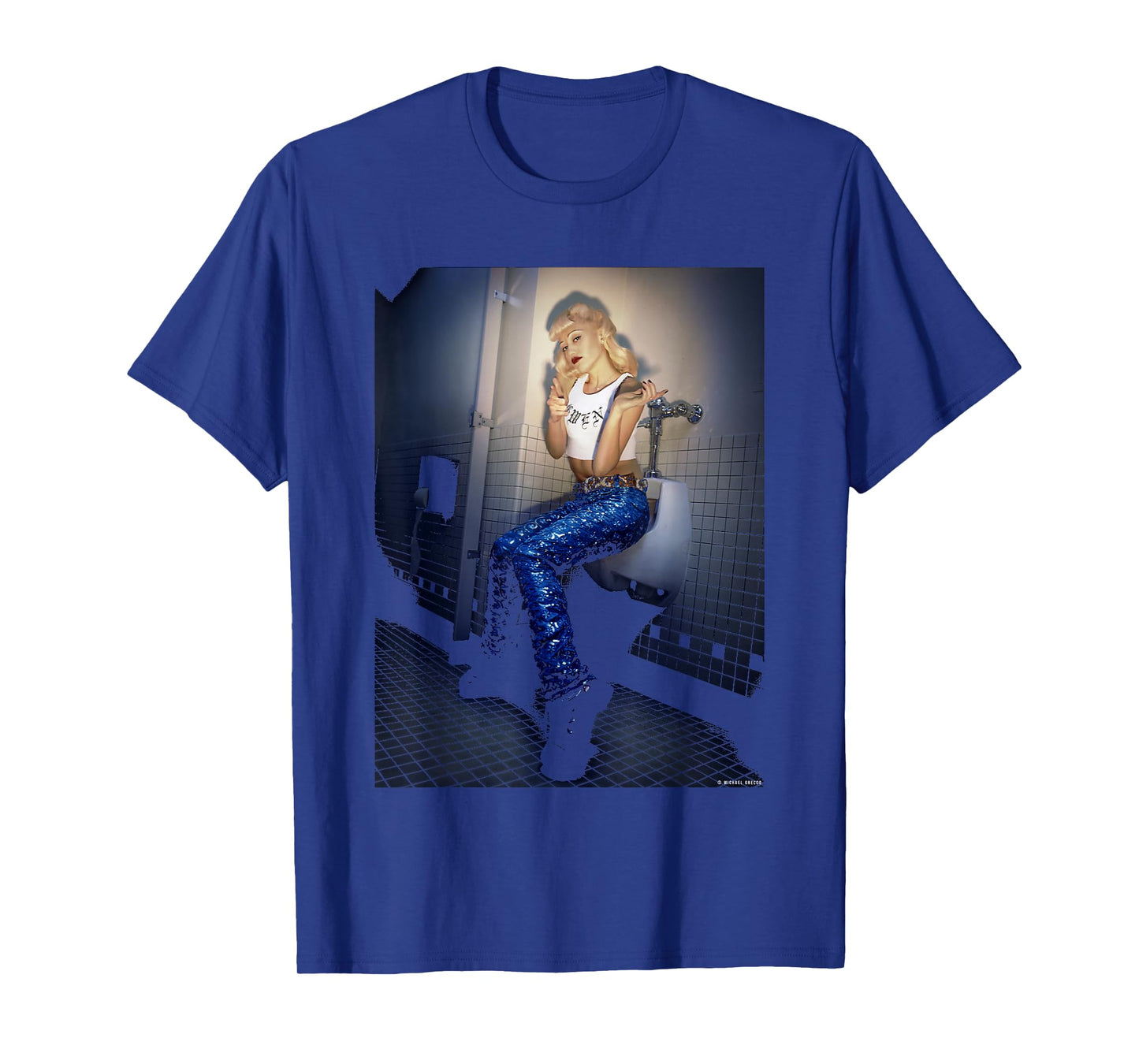 No Doubt Gwen Stefani Just A Girl by Michael Grecco T-Shirt