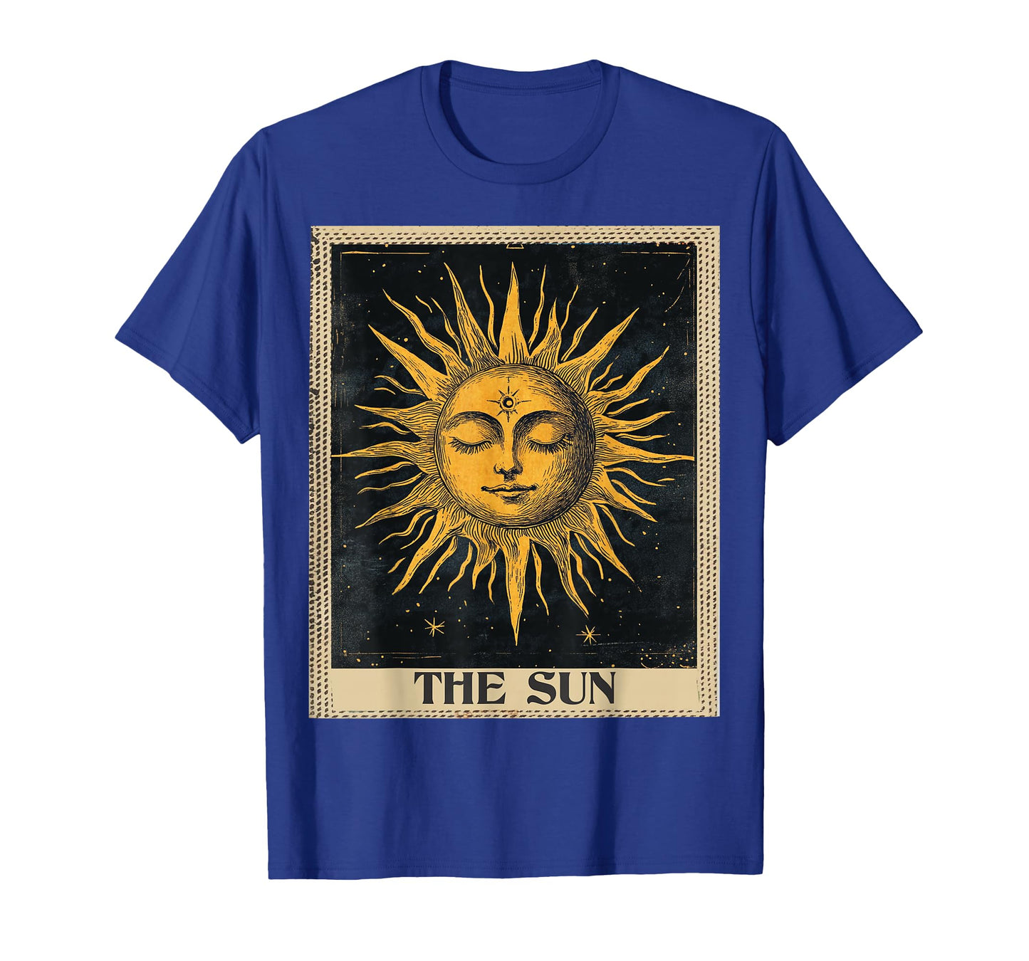 Tarot Card The Sun Face T-Shirt