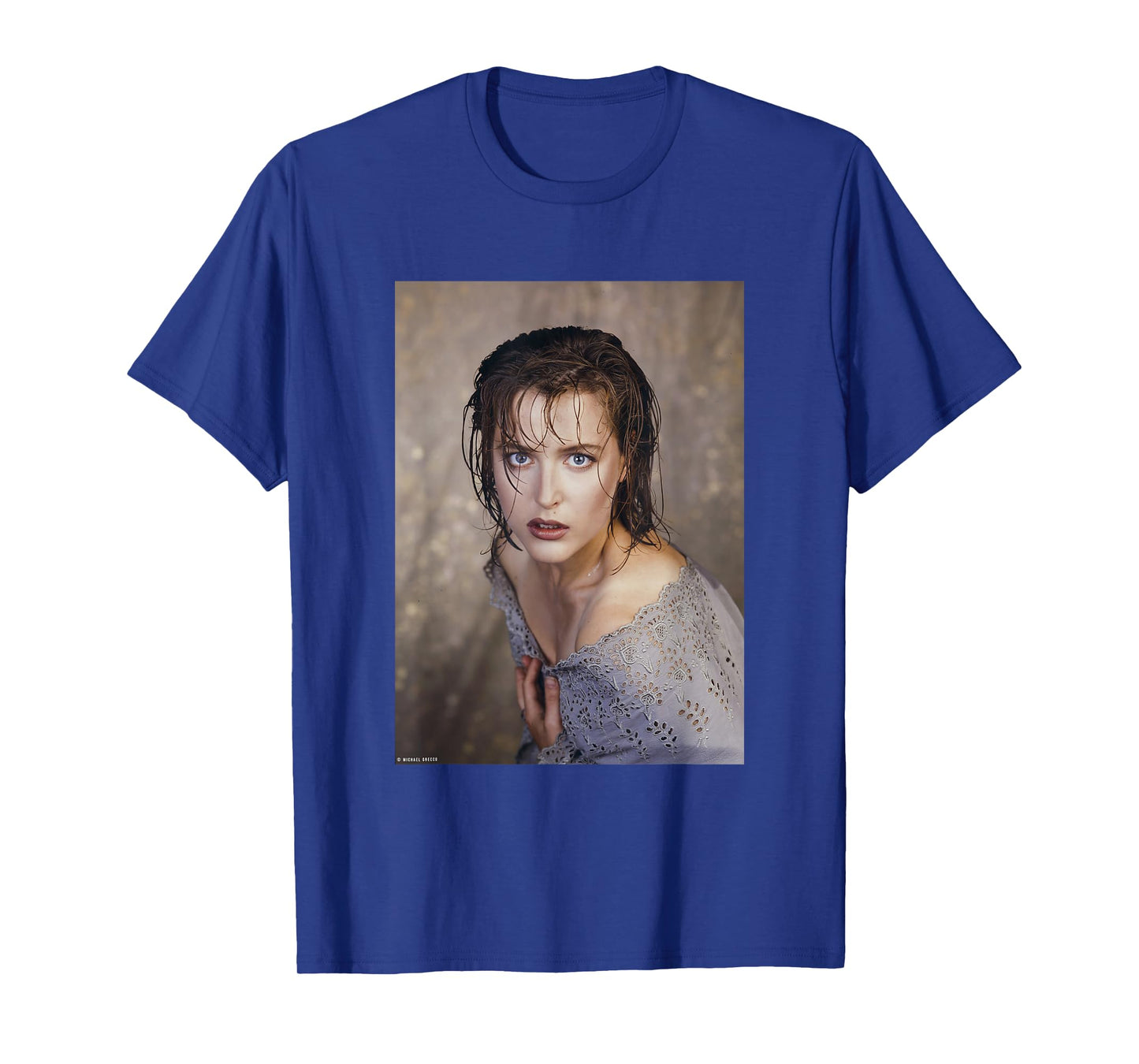 Gillian Anderson The X Files Dana Scully by Michael Grecco T-Shirt