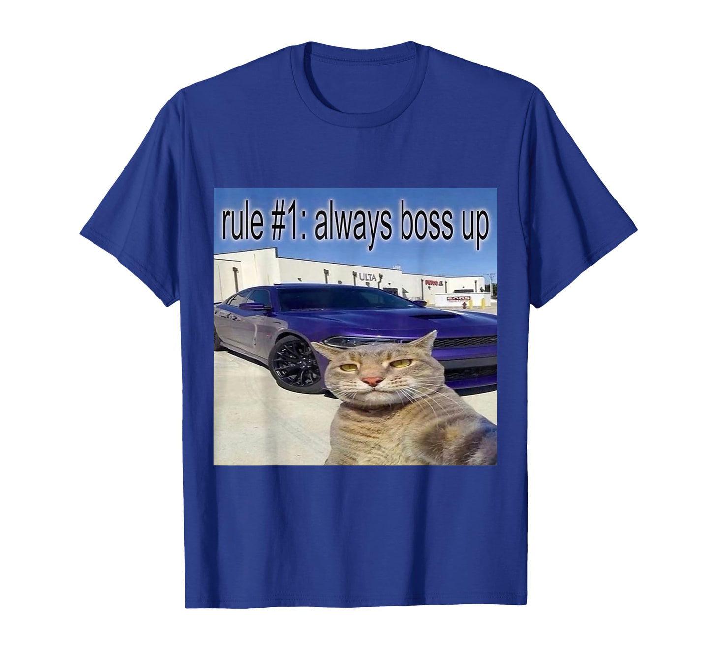 Funny Rule Number 1 Always Boss Up Meme T-Shirt