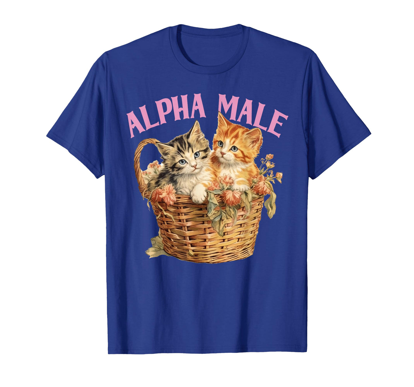 Ironic Humor Alpha Cat Male Funny Kitten Joke Weird Y2K T-Shirt