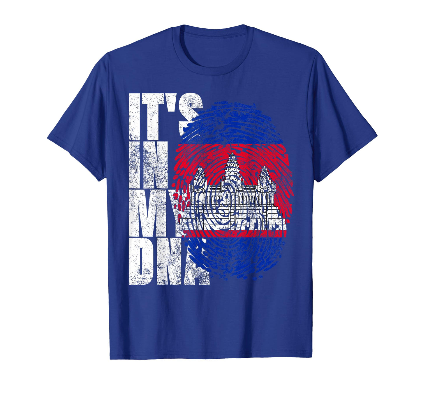 It's in My DNA Cambodian Gifts Khmer Kampuchea Cambodia Flag T-Shirt
