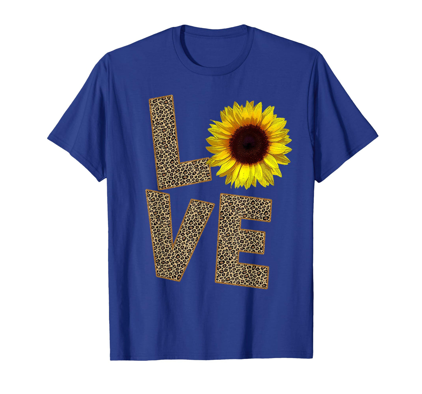 Cheetah Skin Love, Vintage Sunflower - sunflower Cheetah tee T-Shirt