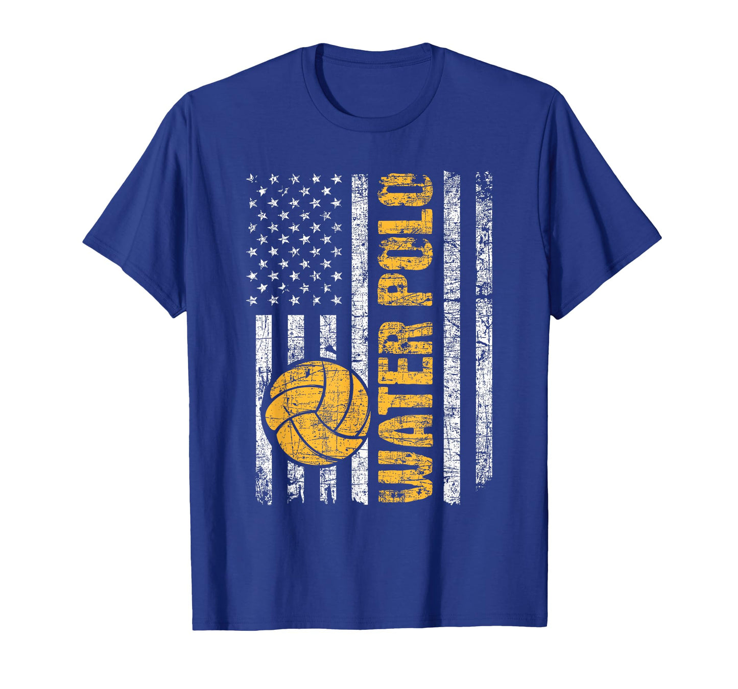 Water Polo - USA Flag Goalie Sportsmen Goalkeeper T-Shirt