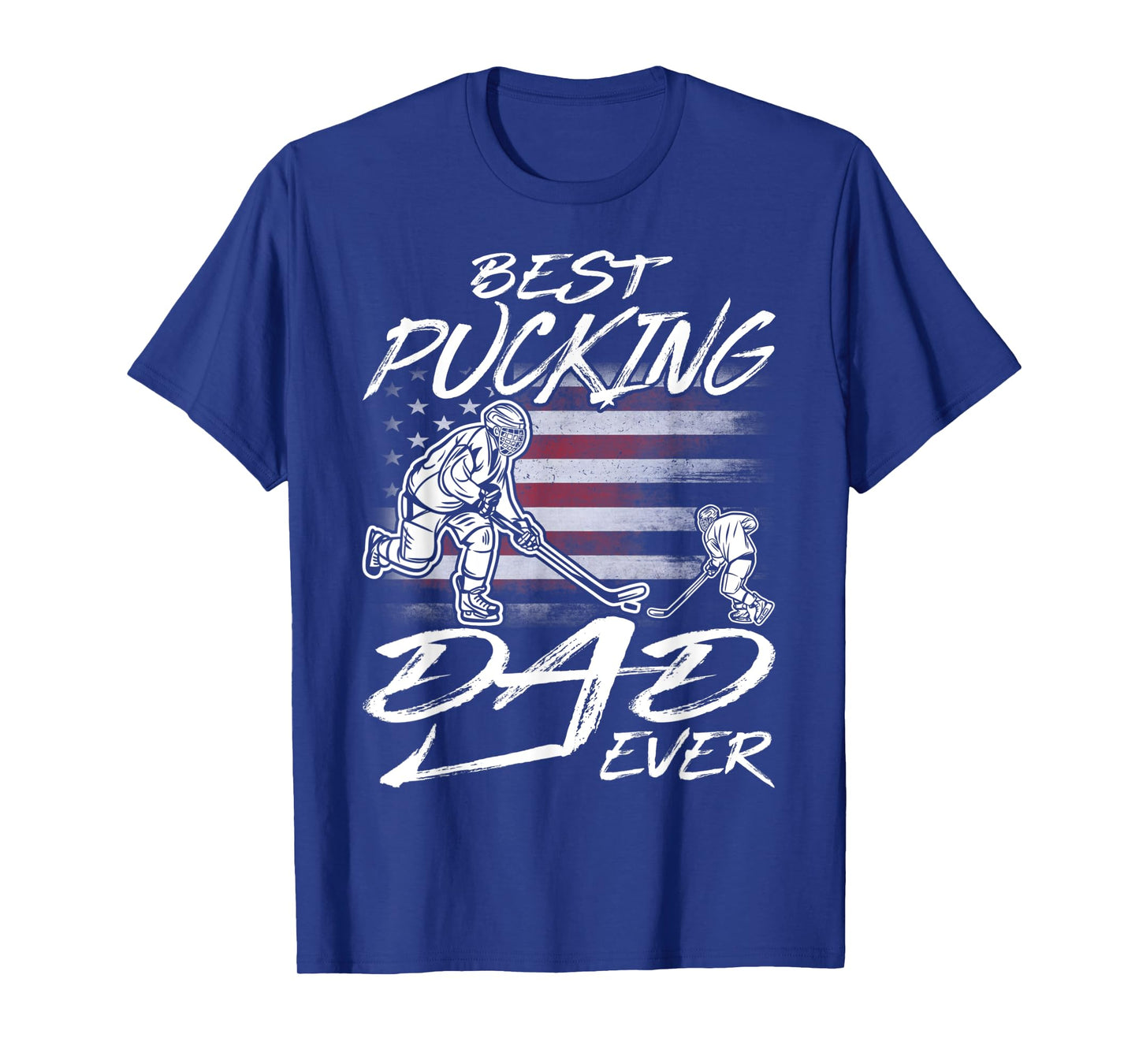 Best Pucking Dad Ever Hockey Father's Day Gift T-Shirt