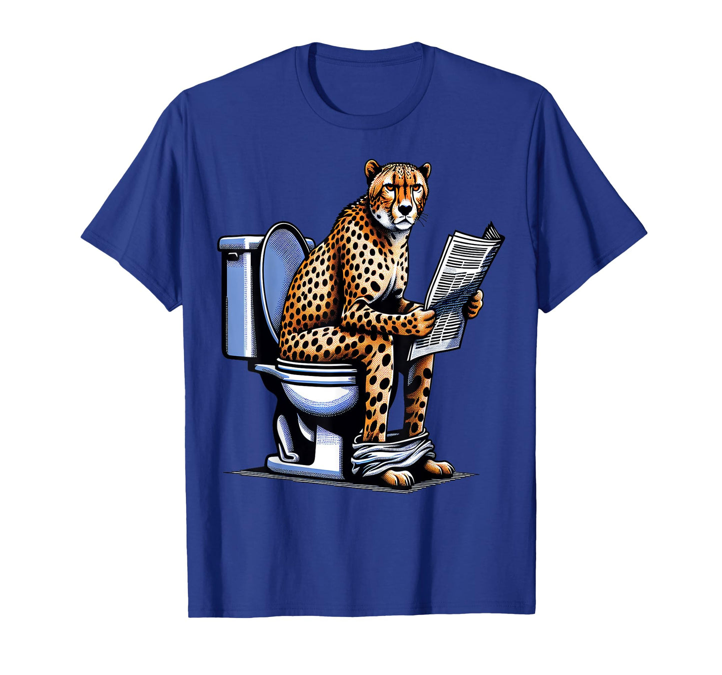 Cheetah on Toilet T-Shirt