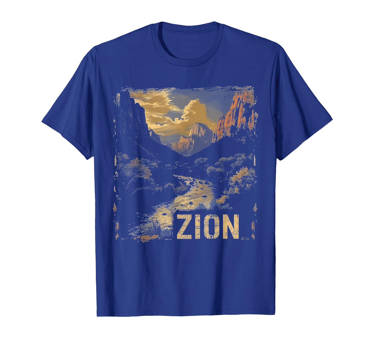 Zion - US National Park Vintage Men Women Kids Retro T-Shirt
