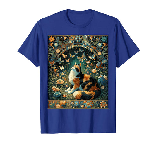 Cottagecore Aesthetic Cat Garden Funny Gifts For Men Women T-Shirt