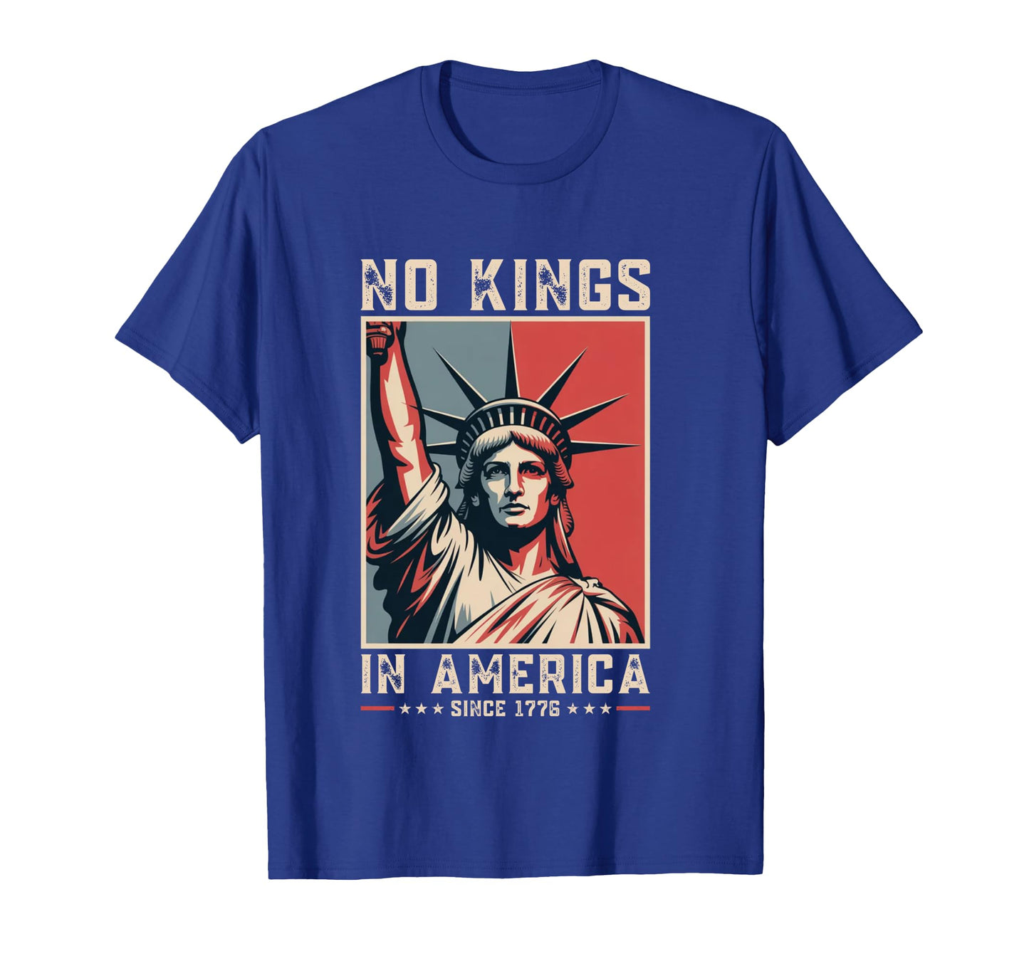 No Kings In America Since 1776 Political Protest Men Women Long Sleeve T-Shirt