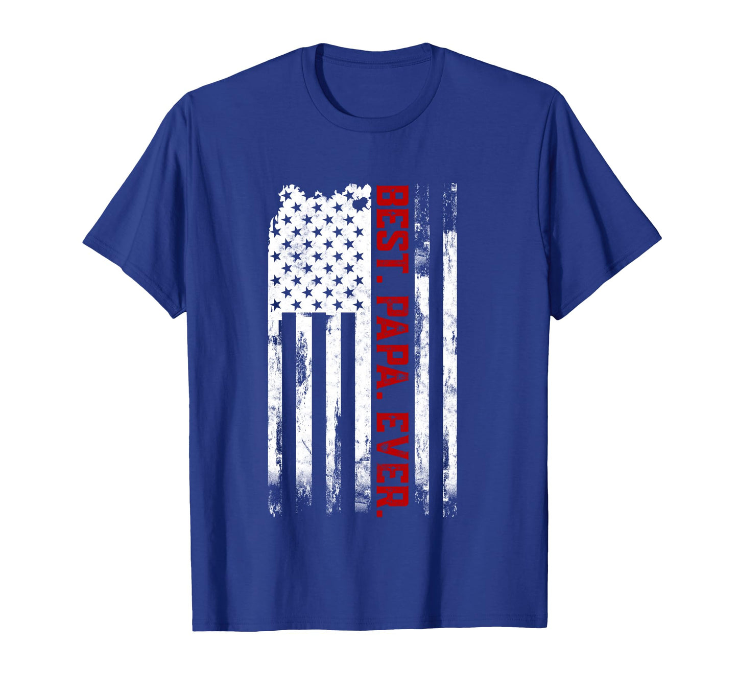 Best Papa Ever American USA flag Father’s Day gift for Papa Long Sleeve T-Shirt