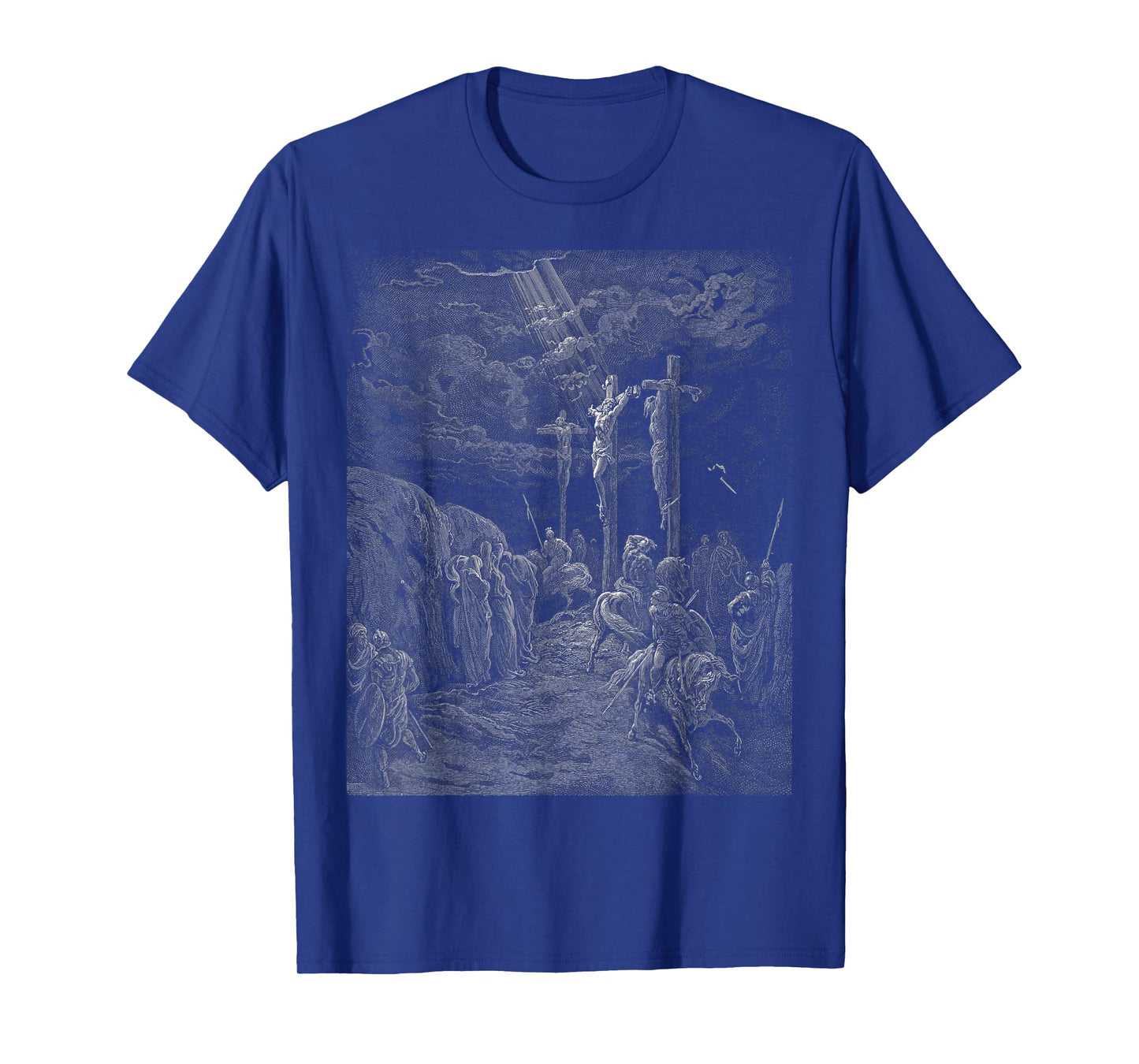 The Crucifixion of Jesus Vintage Gustave Dore Biblical Art T-Shirt