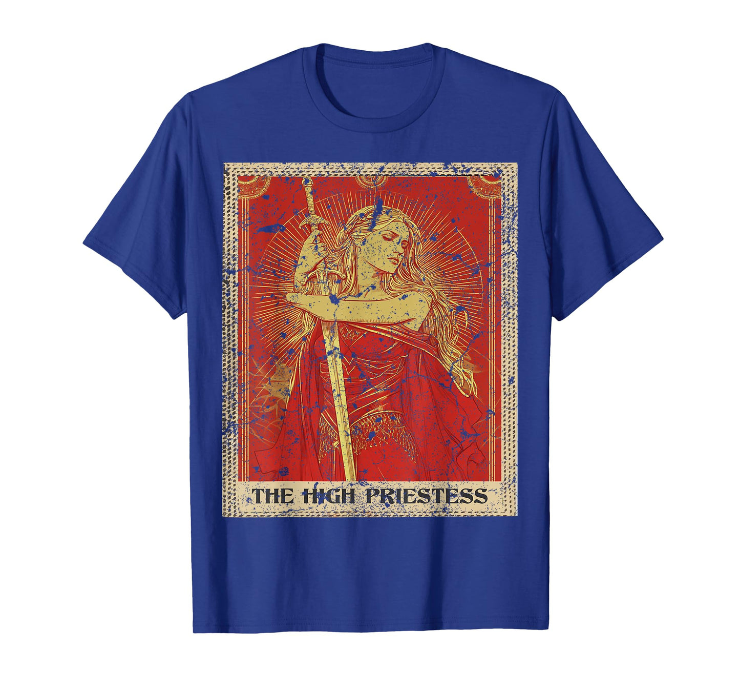 Grunge Tarot Card The High Priestess T-Shirt