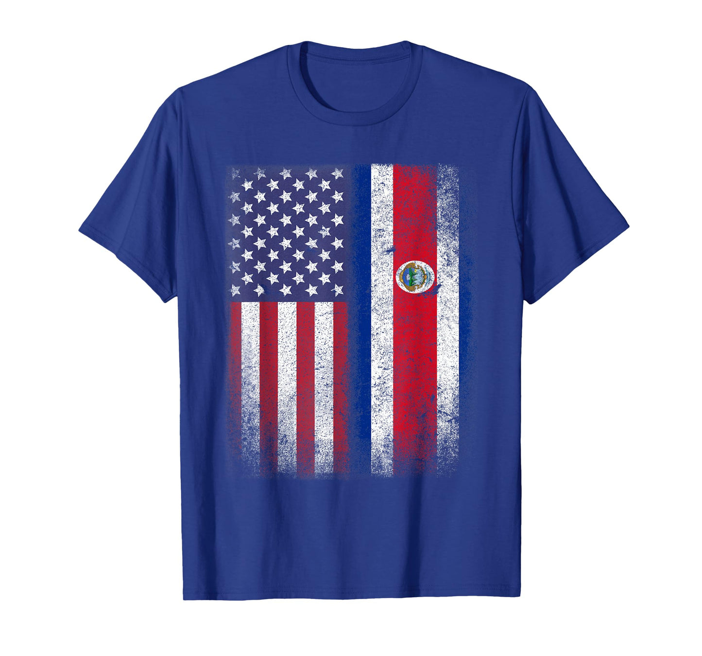 Costa Rican American Flag Costa Rica USA Gift America T-Shirt