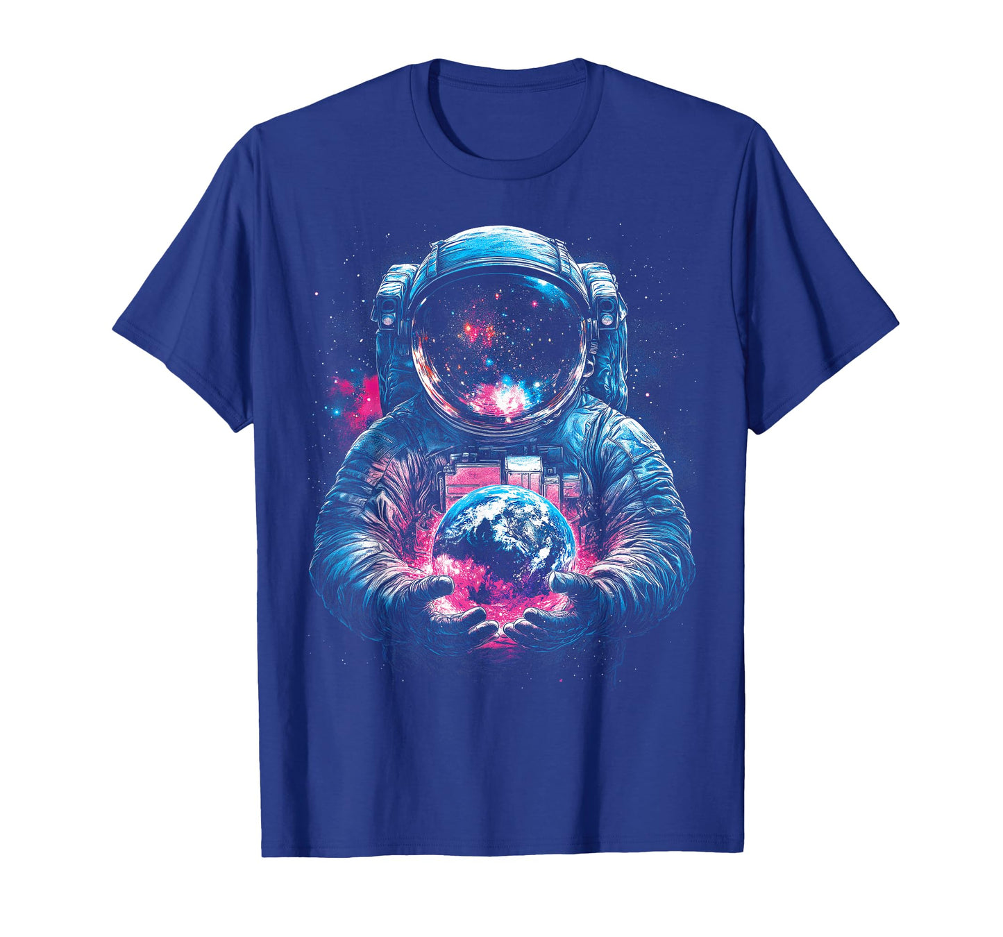 Astronaut Planet Earth Outer Space Galaxy Universe Science T-Shirt