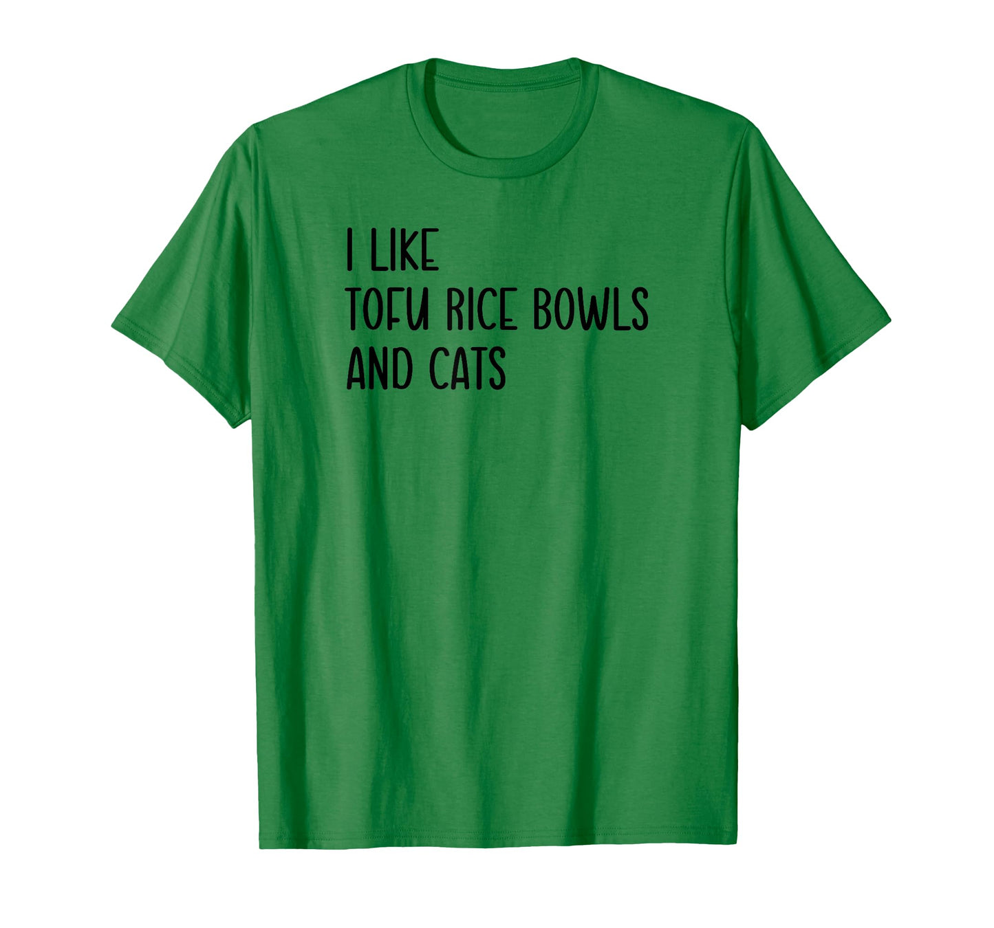 Funny Cat Lover I Like Tofu Rice Bowl and Cats, Pet Fun T-Shirt
