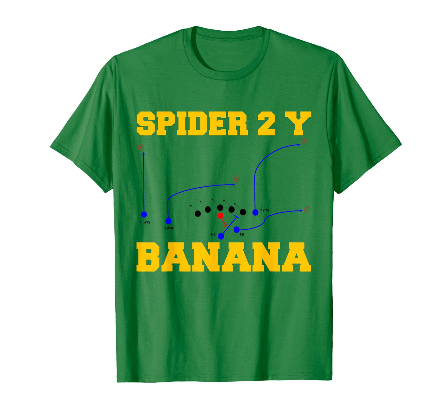 Spider 2 Y Banana Football Lovers T-Shirt