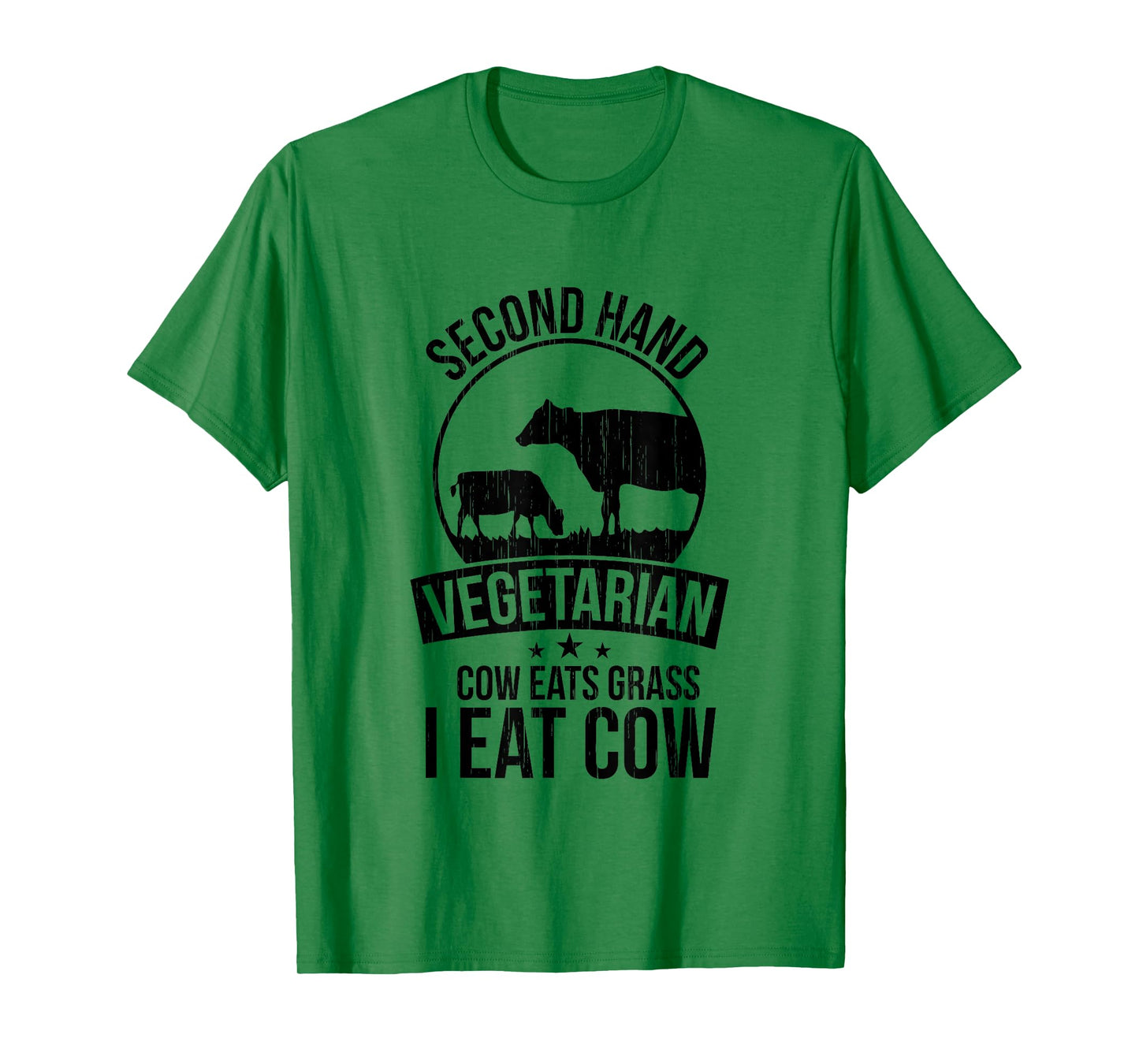 2nd Hand Vegetarian Shirt Funny Carnivore BBQ Meat Eater T-Shirt