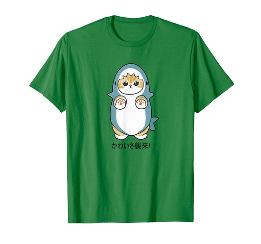 Cute Cat Shark, Irresistibly Adorable Cat in a Shark Costume T-Shirt for Men Women Kids