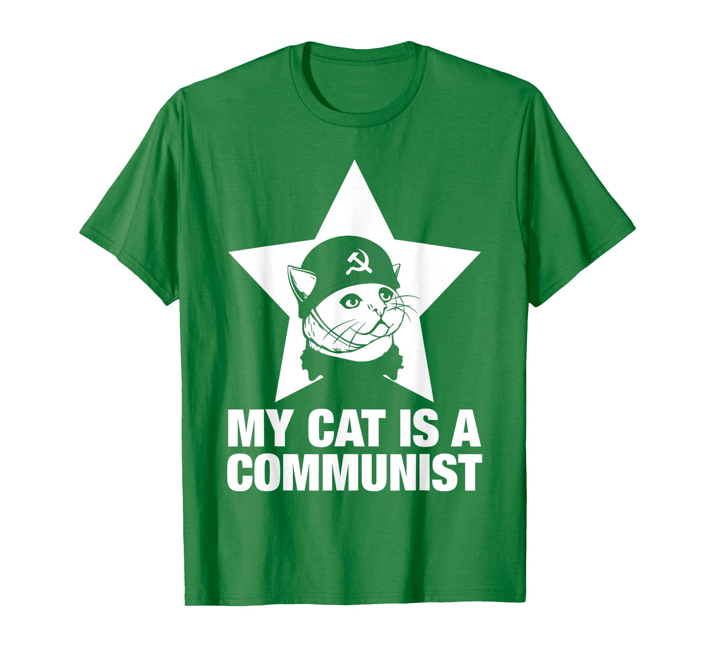 My Cat Is A Communist T-Shirt for Men Women