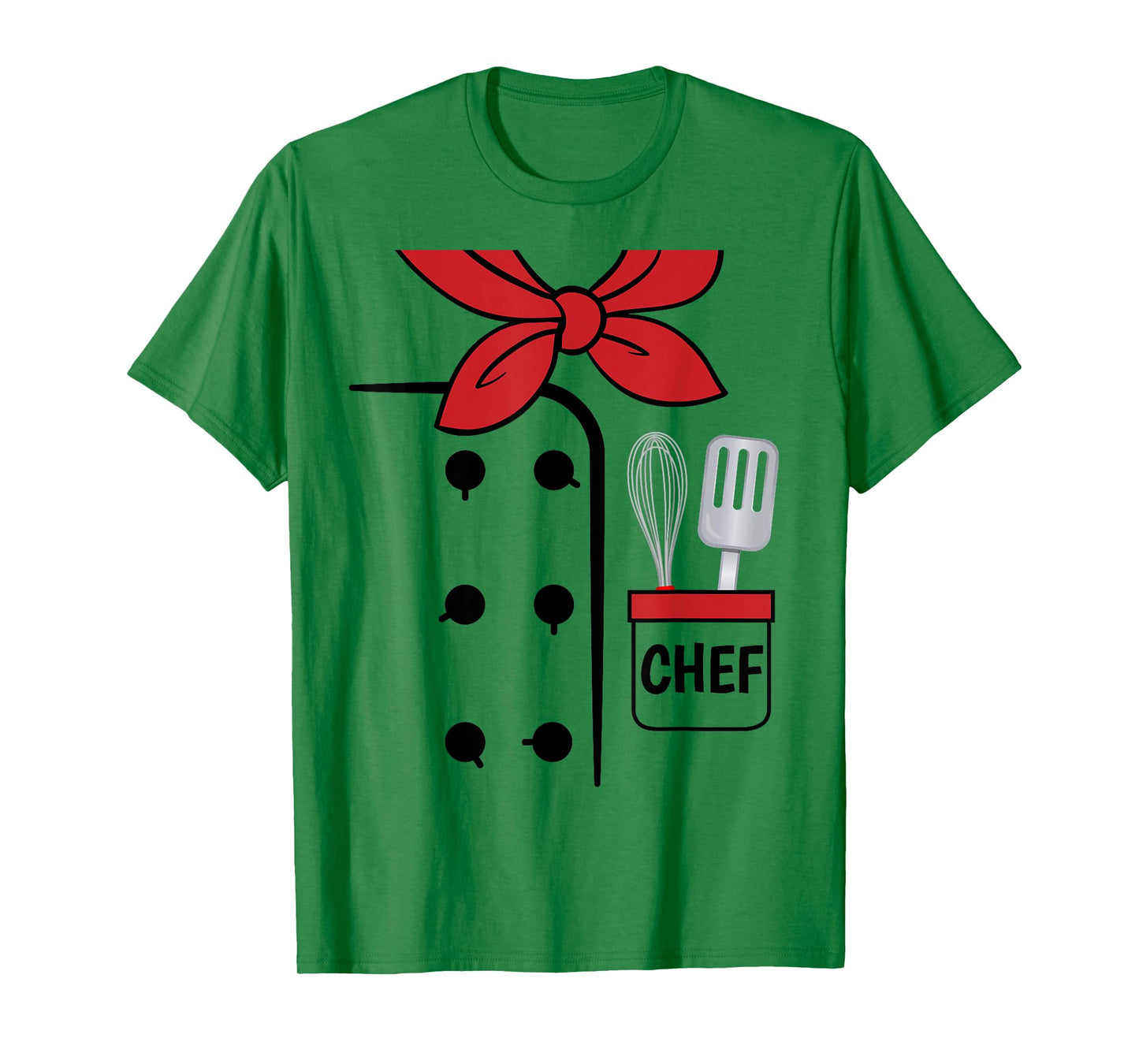 Cook Chef Coat Costume Funny Halloween Shirt Kids Adults T-Shirt