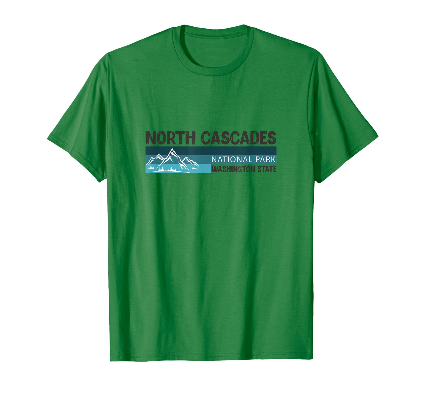Vintage The North Cascades National Park Mountains Retro T-Shirt
