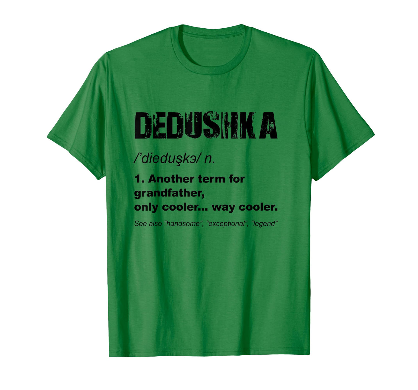 Dedushka Russian Grandpa Fathers Day Funny Dedushka T-Shirt