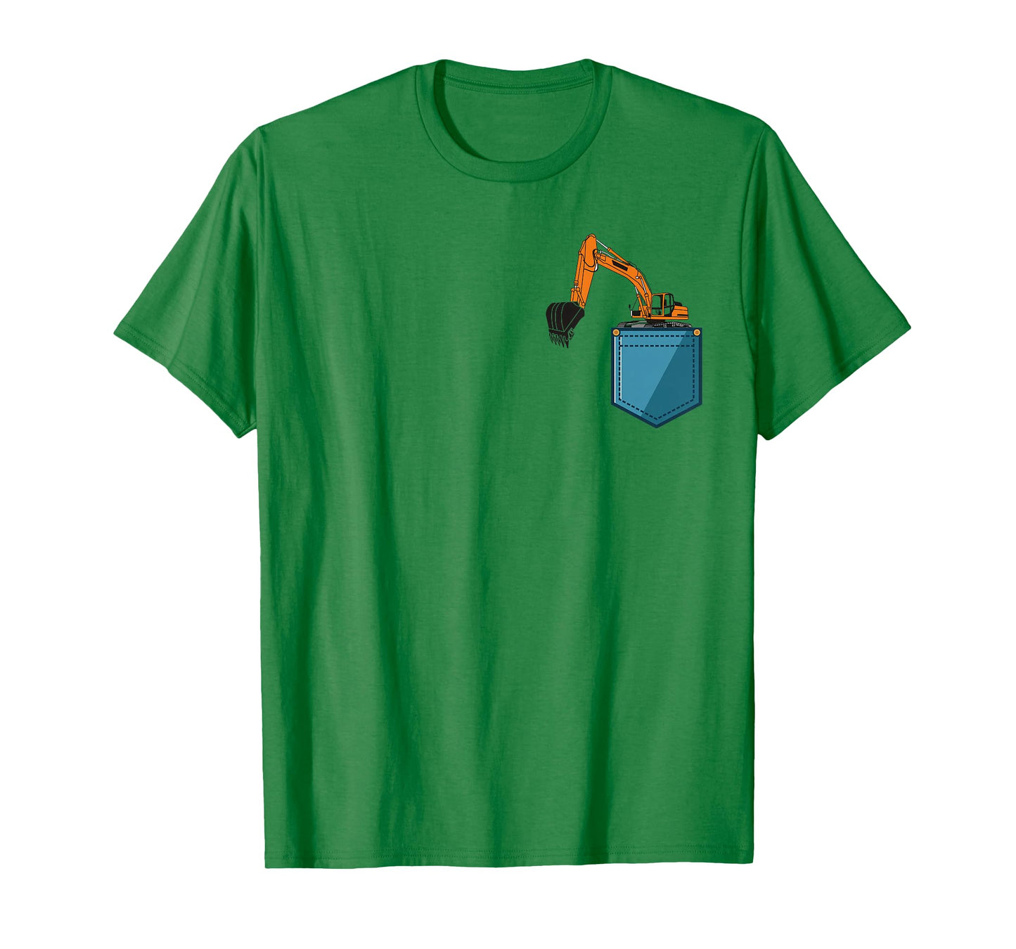 Construction Excavator Shirt for Boys Girls Men and Women T-Shirt