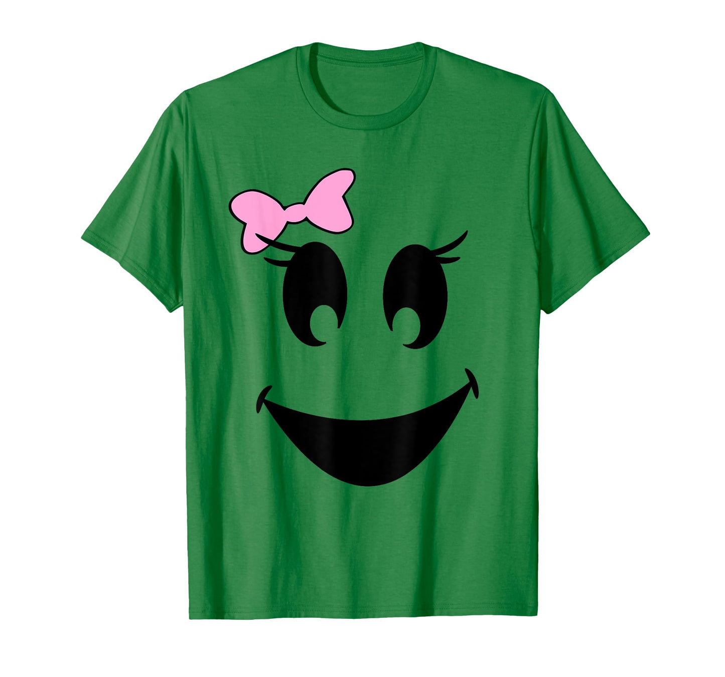 Cute Girl Ghost With Bow Ghoul Face Halloween T Shirt