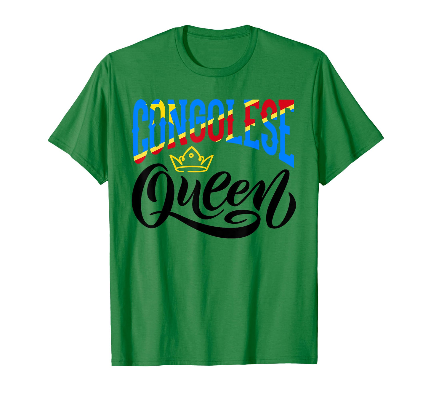 Congolese Queen Congolese DR Congo Congolese Flag T-Shirt