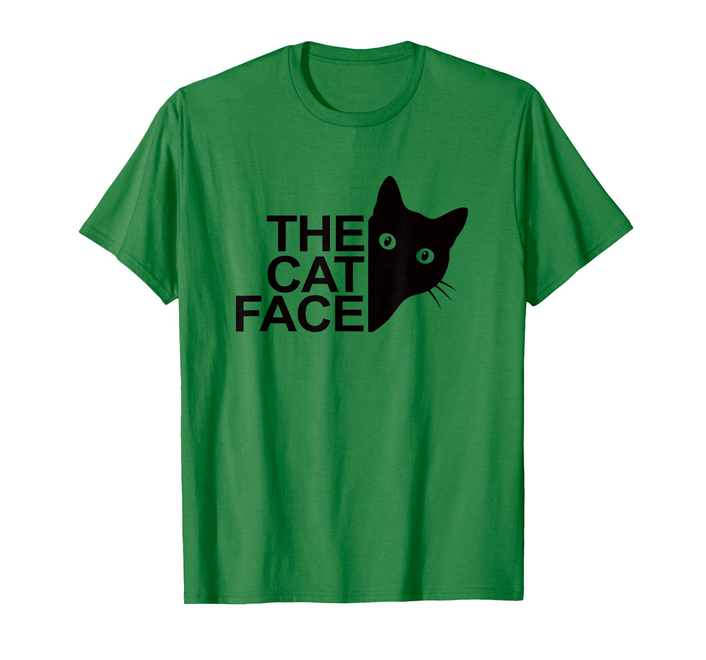 The Cat Face Funny Design Women Men Girl Boy Cute Kitty T-Shirt