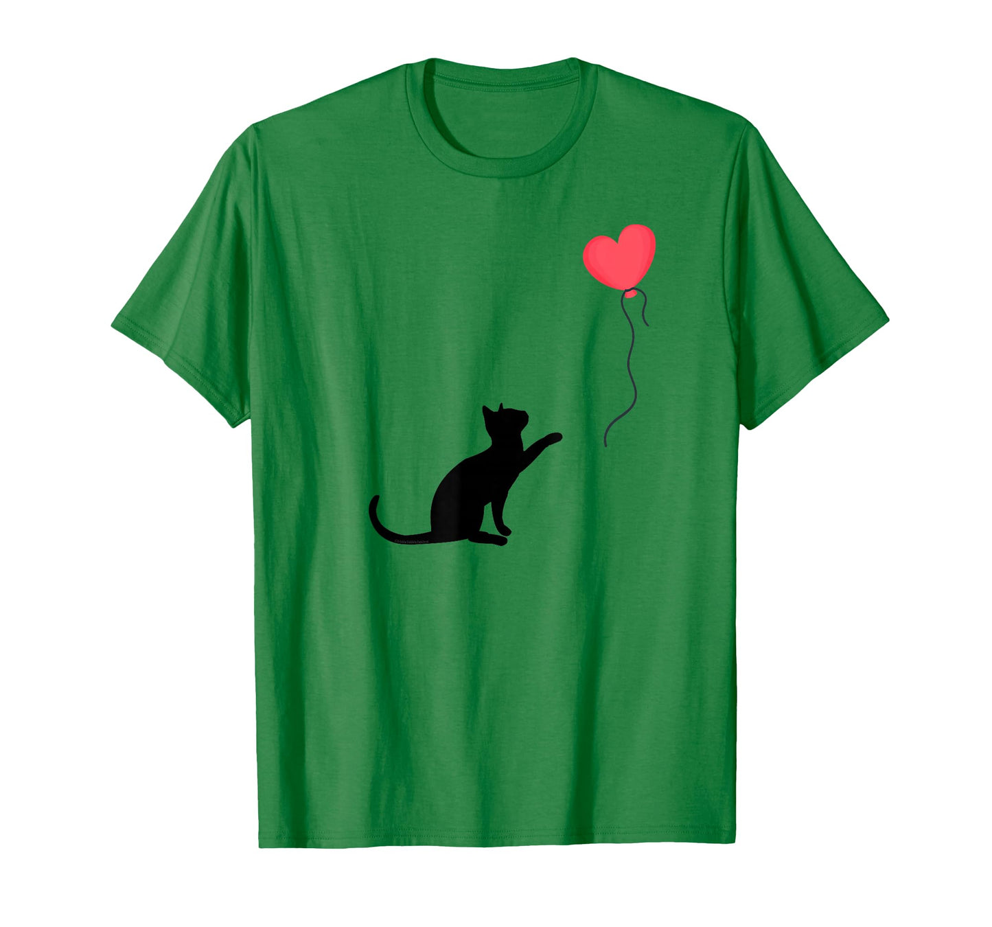 Cute Cat or Kitten Heart Balloon Cat Mom Cat Dad T-Shirt