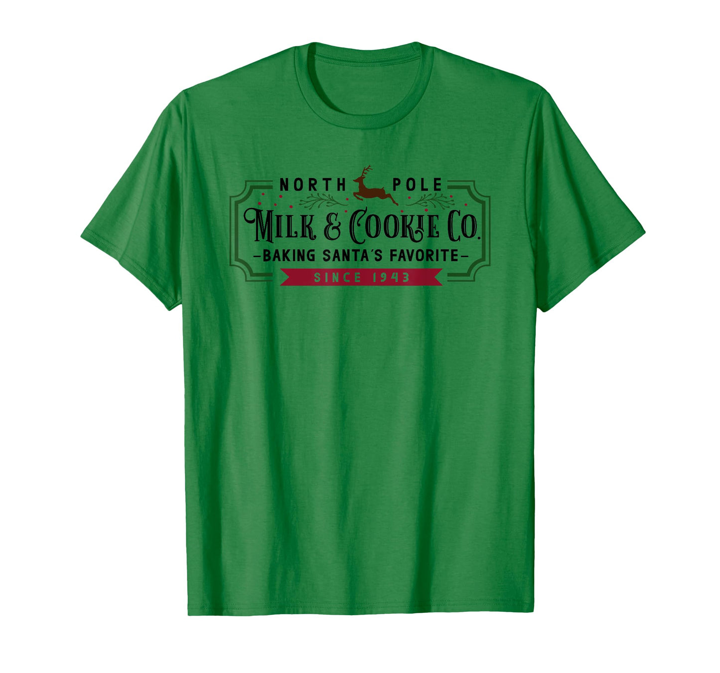 Christmas North Pole Milk and Cookie Co T-Shirt