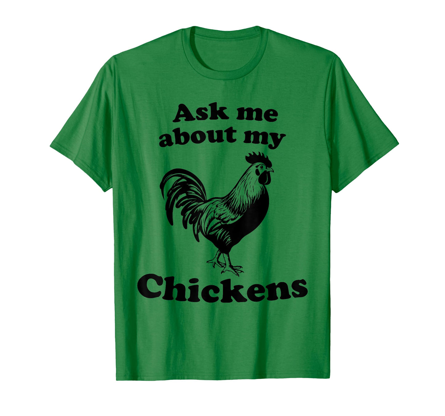 Ask Me About My Chickens Women Cute Farm Chicken Lover T-Shirt
