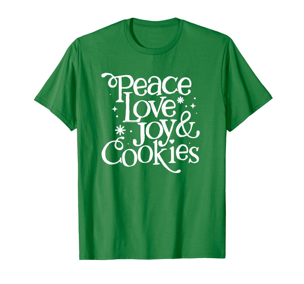 Peace Love Joy and Cookies Christmas T-Shirt