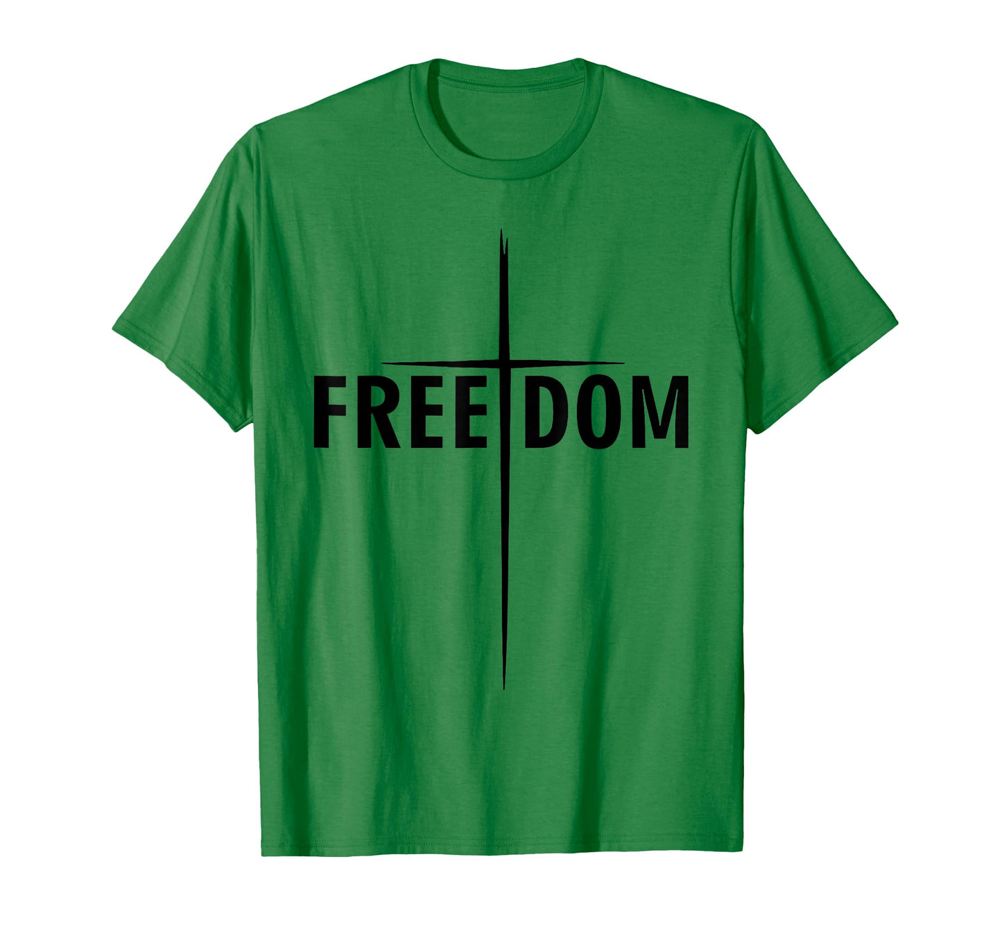 White Freedom Cross Shirt Cross Freedom T-Shirt