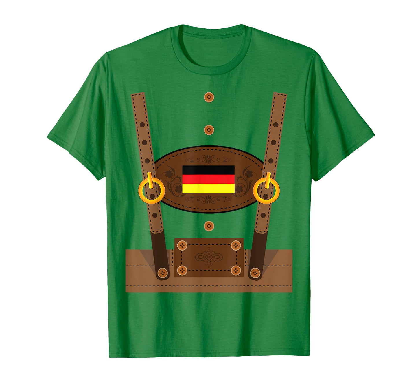 Lederhosen T-Shirt Funny Oktoberfest Germany Costume Shirt