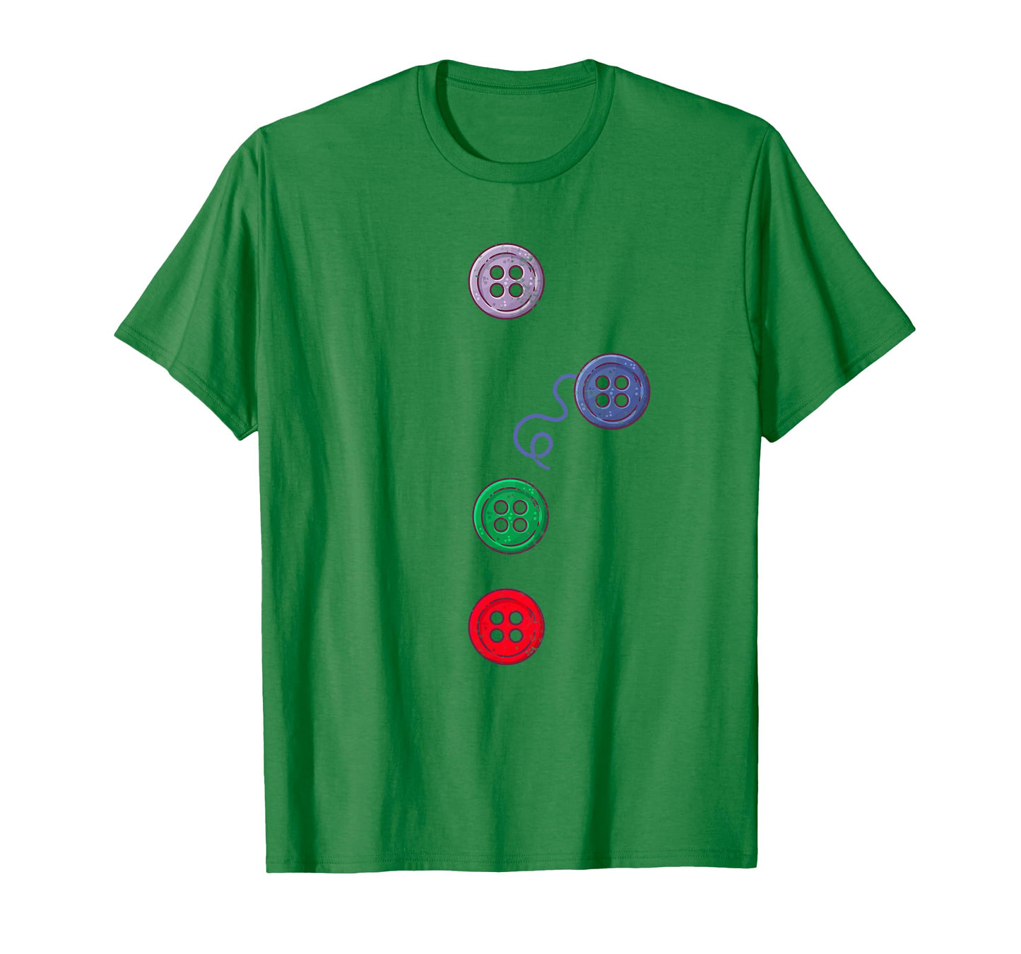 Four Groovy Buttons Blue Cat Funny Halloween Costume Kids T-Shirt