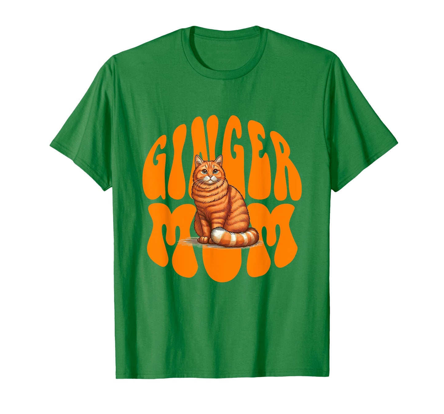 Ginger Cat Mama Ginger Mom Ginger Lover Ginger Girl T-Shirt