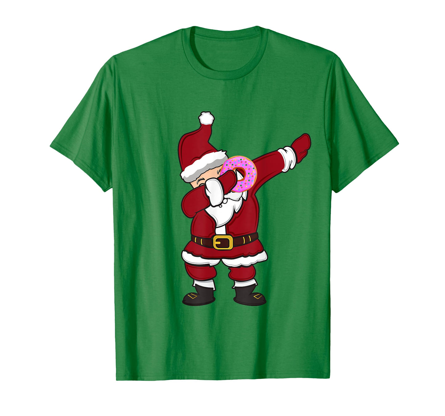 Funny Ugly Christmas Sweater Dab Santa Donut - Dabbing Santa