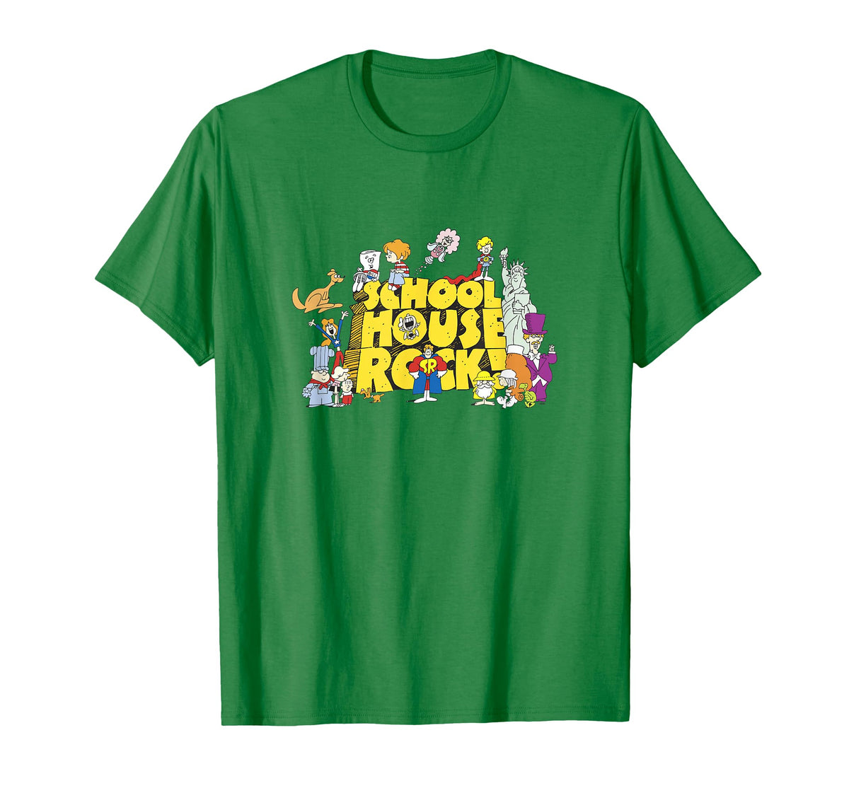 Schoolhouse Rock! Season Favorites Yellow Logo Stack T-Shirt