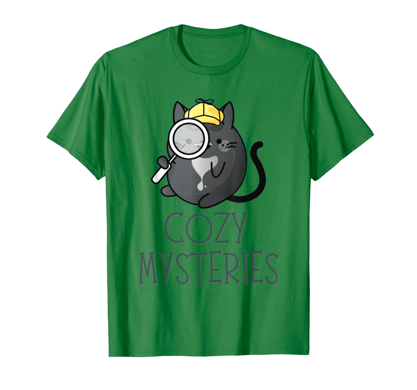 Cozy Mysteries | Cute Cat Cozy Murder Mystery Cat Detective T-Shirt