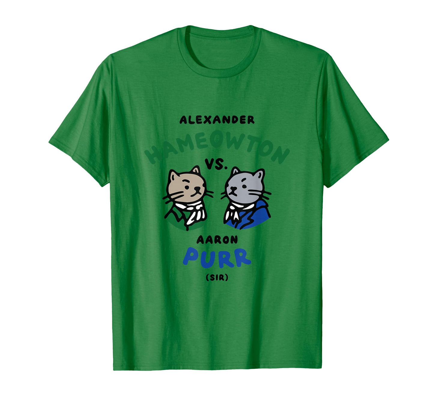 Hameowton vs. Purr Cat Shirt - Hamilton and Burr T-Shirt