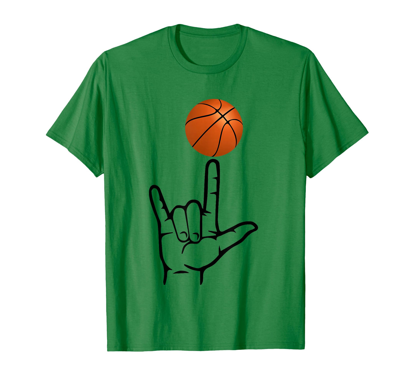 ASL Sign Language Shirt for Basketball Player Deaf Gifts T-Shirt