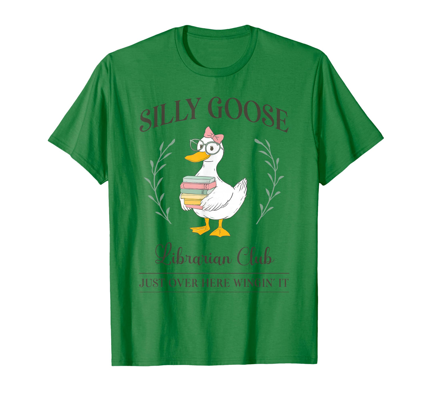 School Library Silly Goose Librarian Club T-Shirt