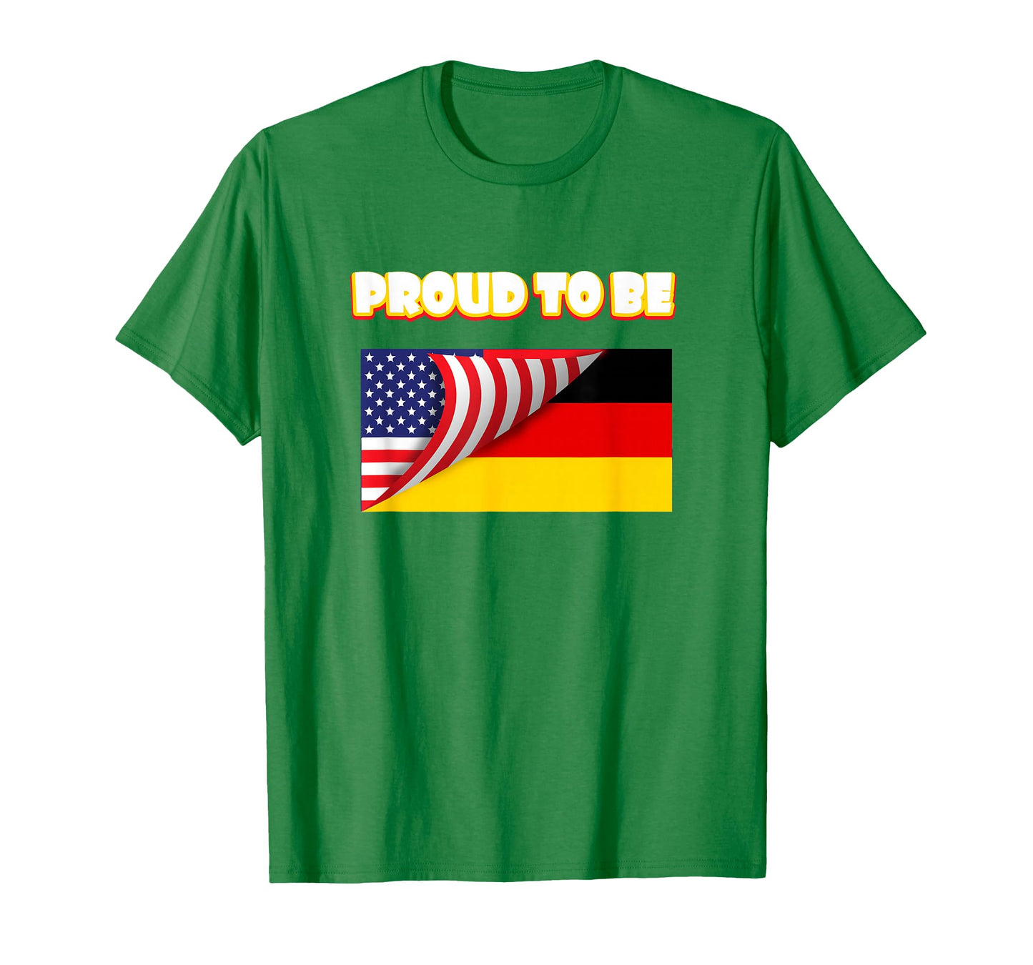Proud to be German and American Flag T-shirt T-Shirt