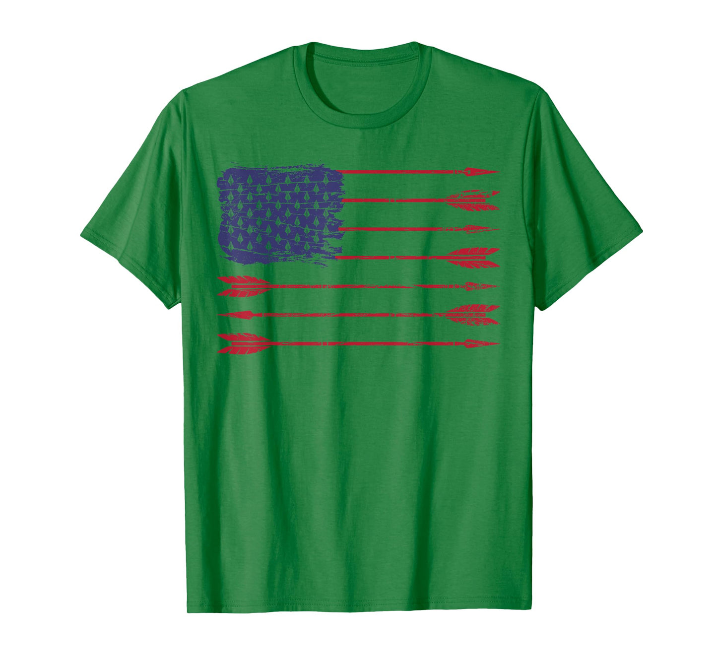 American Flag Arrow Archery Bowhunting Gifts Archer Hunter T-Shirt