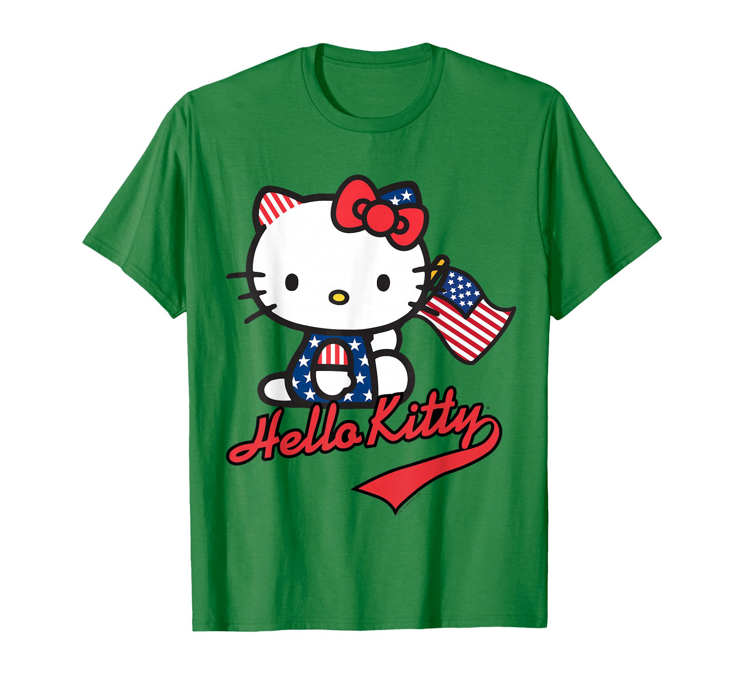 Hello Kitty American Flag Tee Shirt T-Shirt